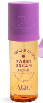 Aqc sweet dream macadamia glow body mist 250 ml