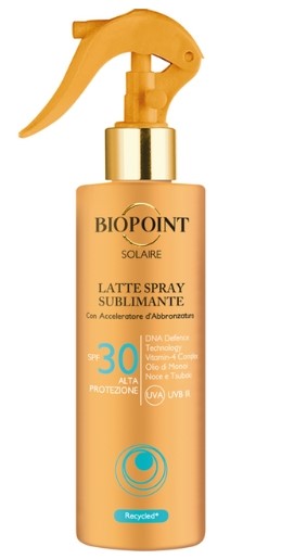 Biopoint latte spray subliminante spf30 250 ml