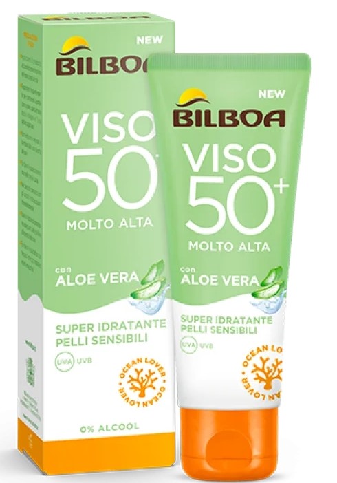 Bilboa crema viso 50+ con aloe vera 50 ml