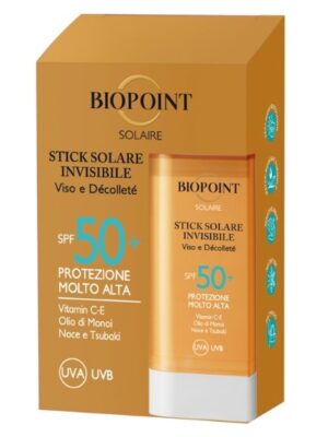 9FD9524302092C60F4548B5DE644497D_ Biopoint stick solare invisibile viso e dec. spf50+ 50ml