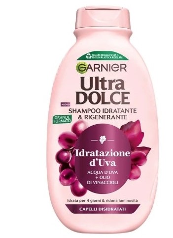 Garnier ultra dolce grape moist shampoo 400 ml
