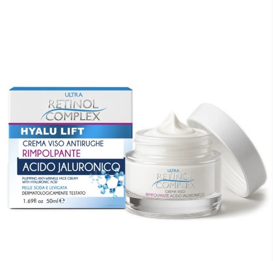EEE5040010B55B647DC695C58DACBE44_ Retinol complex crema viso acido jaluronico 50 ml