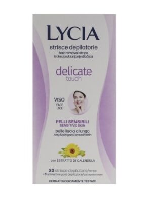 Lycia strisce depilatorie viso