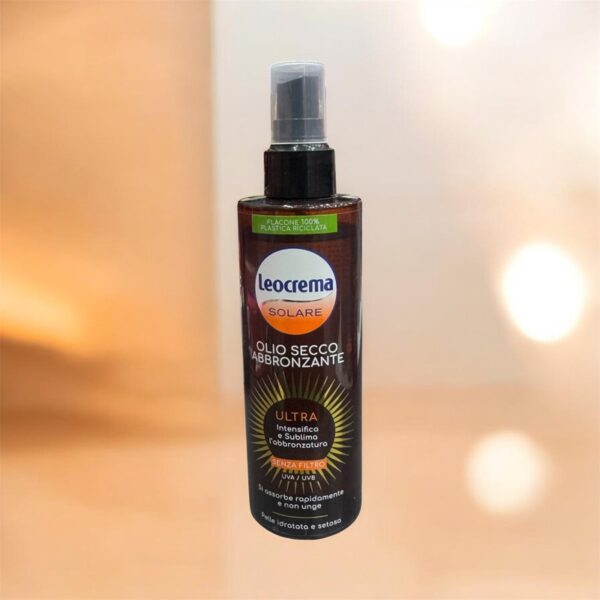 4BEC5F74269D6BD48324F931DF9EDEB2_ Leocrema olio secco abbronzante ultra 200 ml