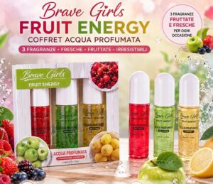Brave girls fruit energy set acque profumate 3x80ml