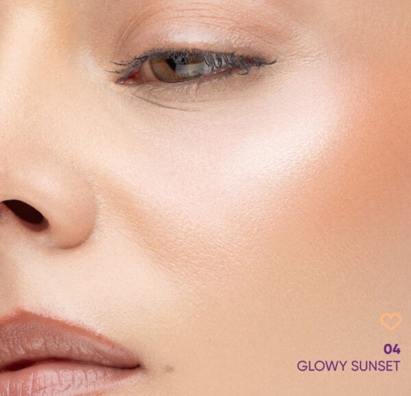 Nejha shine, please illuminante 04 glowy sunset