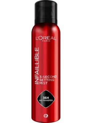 DBF90D9C0300E9F1D1CE6994AC2D2194_ L'oreal infallible setting spray jumbo 150 ml