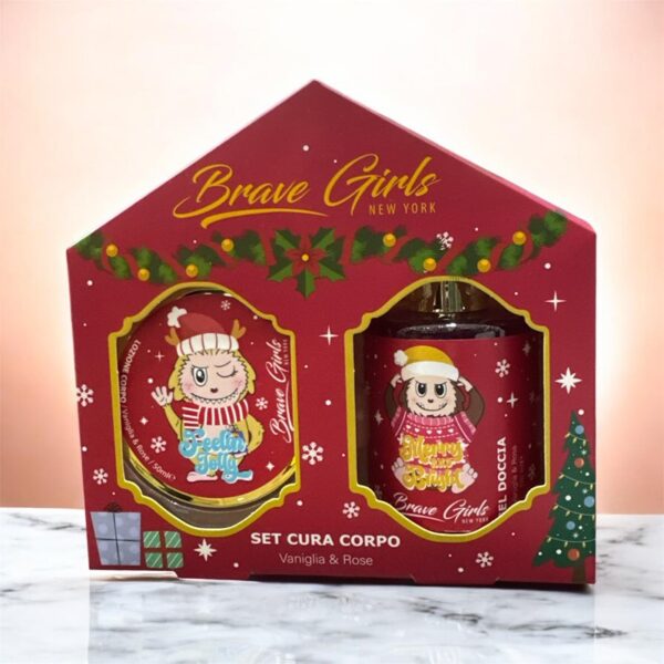 Brave girls coffret casetta natalizia s/g 170ml+b/l 50ml