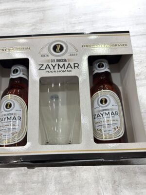 Zaymar coffret bicchiere birra gel doccia 270ml+shampoo 270