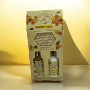 Le fate di jo coffret s/g 150ml + b/l 150ml miele + spugna e