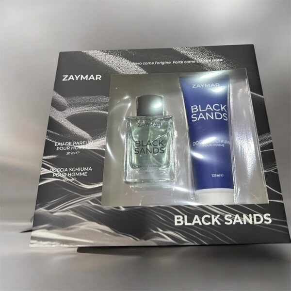 37EC339A7F2E9D1360A22F31EF217E7C_ Zaymar coffret black sands pour homme edp 50 ml + s/g 120 ml