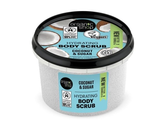 Organic shop scrub corpo cocco premium 250 ml