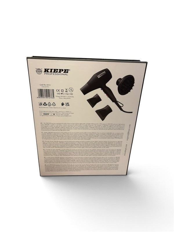 Kiepe asciugacapelli pro thoor 1800/2200w