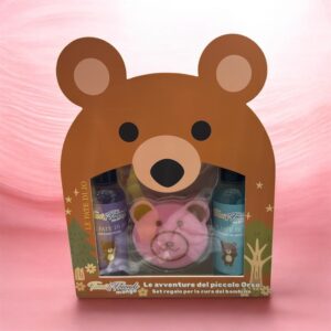 Le fate di jo coffret orso docciaschiuma+schiuma bagno+spugn