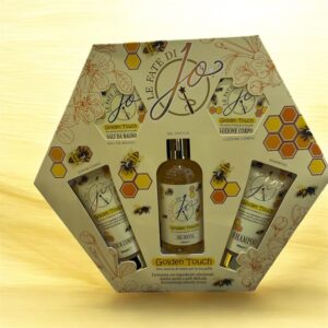 Le fate di jo coffret 5pz s/g+b/l+sali bagno+scrub+sh miele