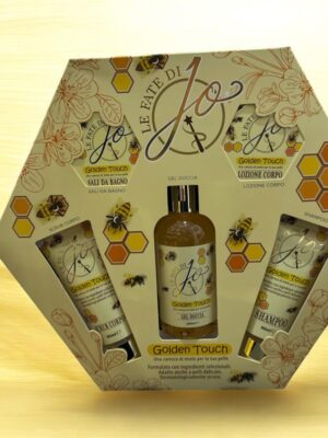 Le fate di jo coffret 5pz s/g+b/l+sali bagno+scrub+sh miele