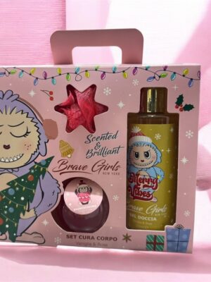 Brave girls coffret c/manico gel doccia 200ml+bagno100ml