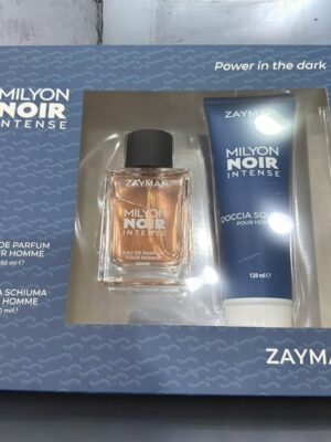 Zaymar coffret milyon noir intense pour homme edp 50 ml + s