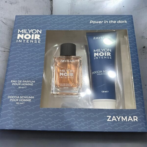 B53C21D9B0B0AC81D86C7FB0FE63EFFB_ Zaymar coffret milyon noir intense pour homme edp 50 ml + s