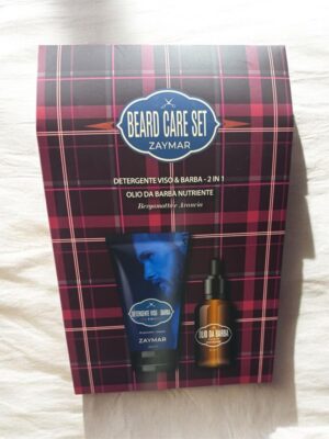 Zaymar coffret beard care set 2pz detergente+olio barba ber