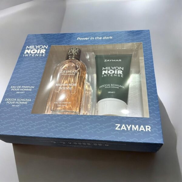 Zaymar coffret milyon noir intense pour homme edp 100 ml+ s